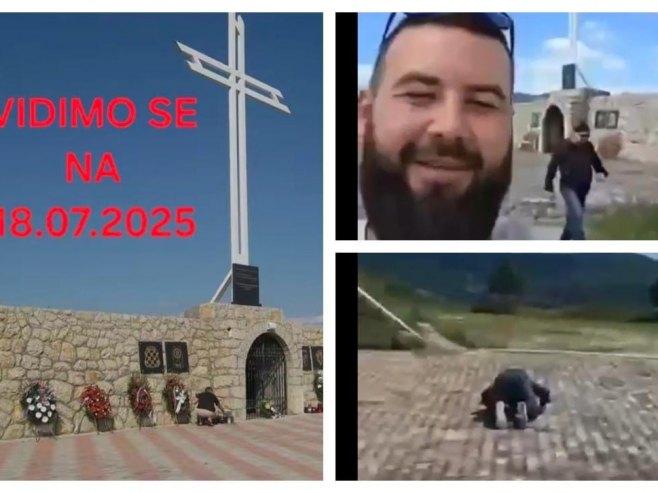 Mudžahedini se okupili kod spomen obilježja pripadnicima HVO-a i pozvali na obračun sa Hrvatima (VIDEO)