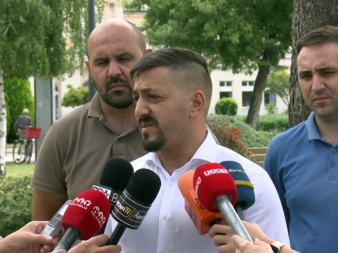 Protest u Bijeljini - Foto: RTRS