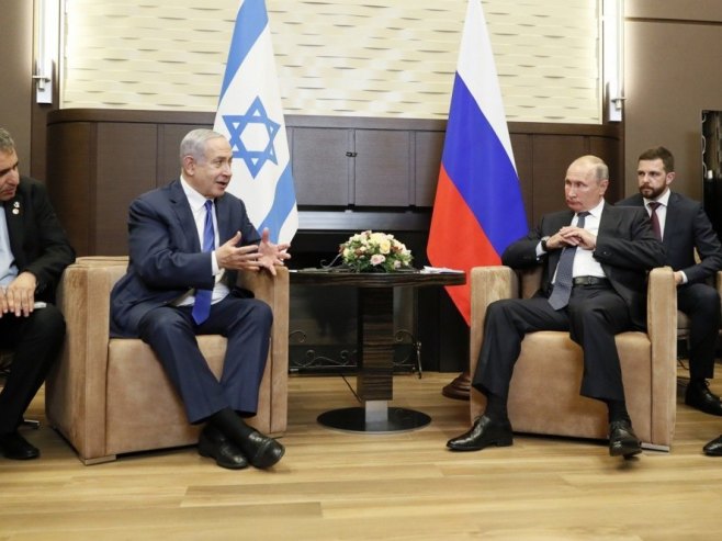 Benjamin Netanjahu i Vladimir Putin (foto:EPA/SHAMIL ZHUMATOV) - 