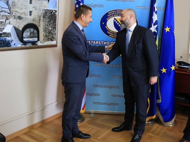 Goganović sa zamjenikom pomoćnika američkog državnog sekretara za Evropu i NATO