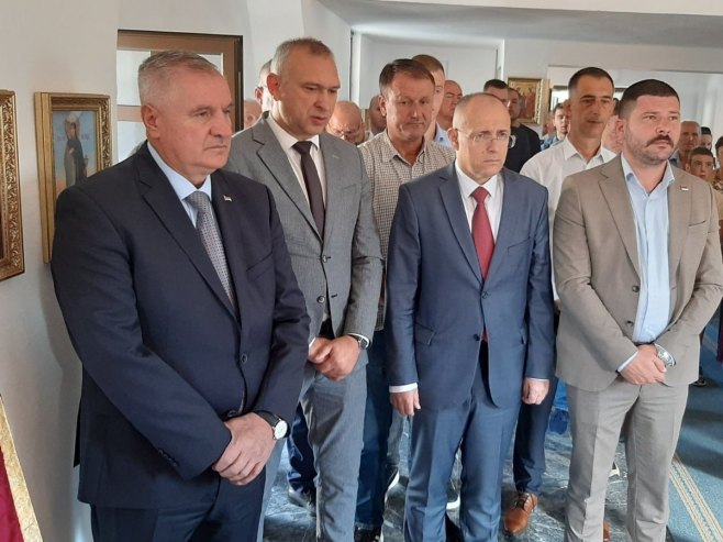 Radovan Višković na obilježavanju krsne slave opštine Milići - Foto: RTRS