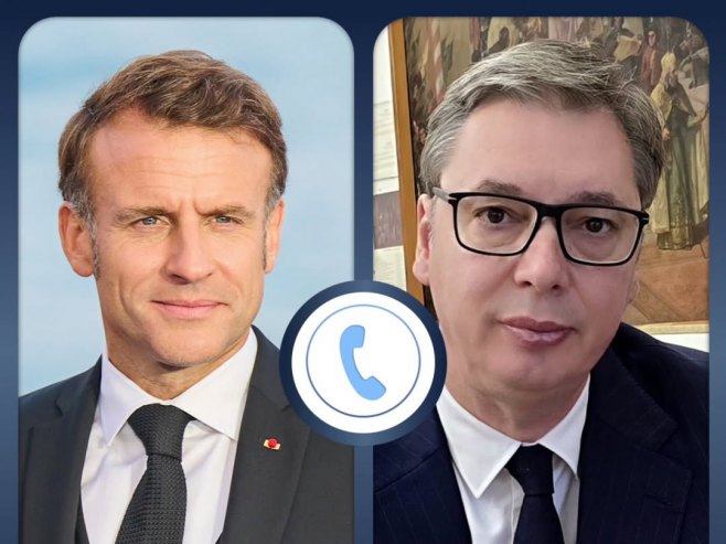 Makron i Vučić (foto: instagram.com/buducnostsrbijeav) Makron i Vučić (foto: instagram.com/buducnostsrbijeav) -