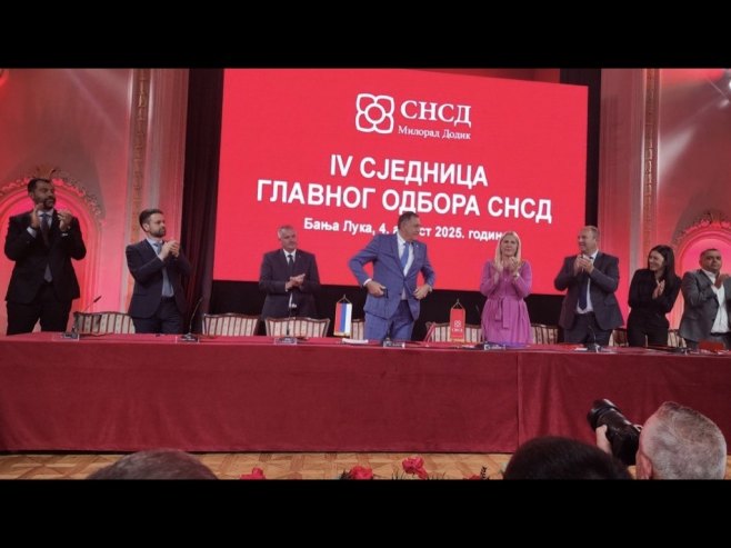 U Banjaluci sjednica Glavnog odbora SNSD-a; Konferencija za novinare na RTRS
