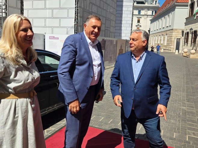 Željka Cvijanović, Milorad Dodik i Viktor Orban Željka Cvijanović, Milorad Dodik i Viktor Orban - Foto: Ustupljena fotografija