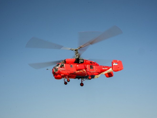 Helikopter "Kamov" iz Srbije već gasi požar kod Podgorice