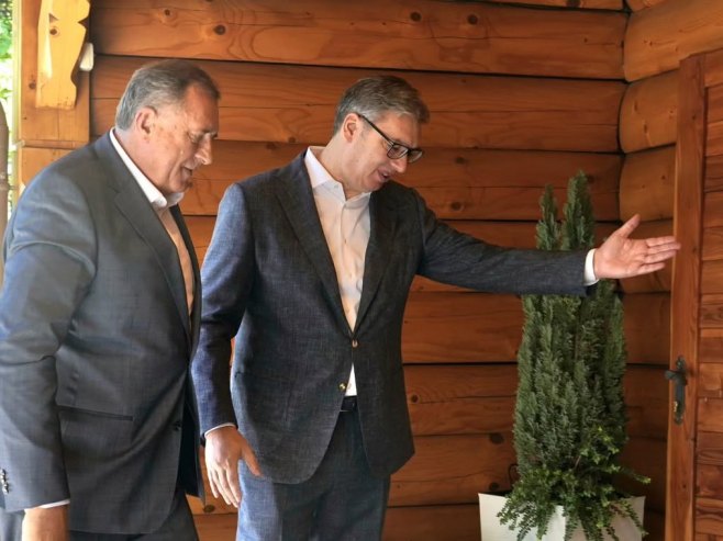 Milorad Dodik i Aleksandar Vučić (foto: instagram.com/buducnostsrbijeav) - 