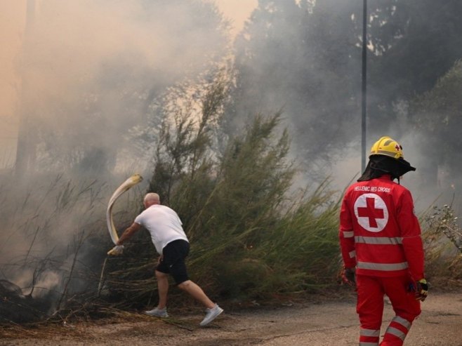 Požari u Grčkoj (Foto:  EPA/GIOTA LOTSARI) - 