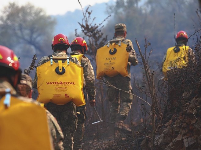 Požari u Crnoj Gori (Foto: Ministarstvo odbrane Crne Gore) - 