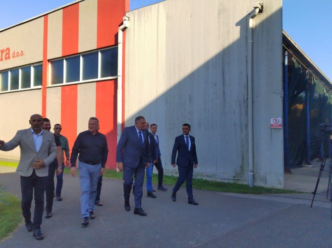 Dodik posjetio kompaniju Agroflor u Kozarskoj Dubici