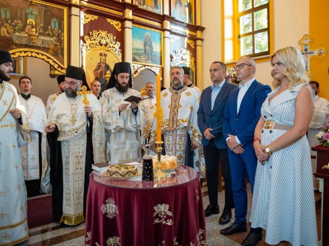 Prnjavor: Liturgija povom slave Preobraženja Gospodnjeg - Foto: SRNA