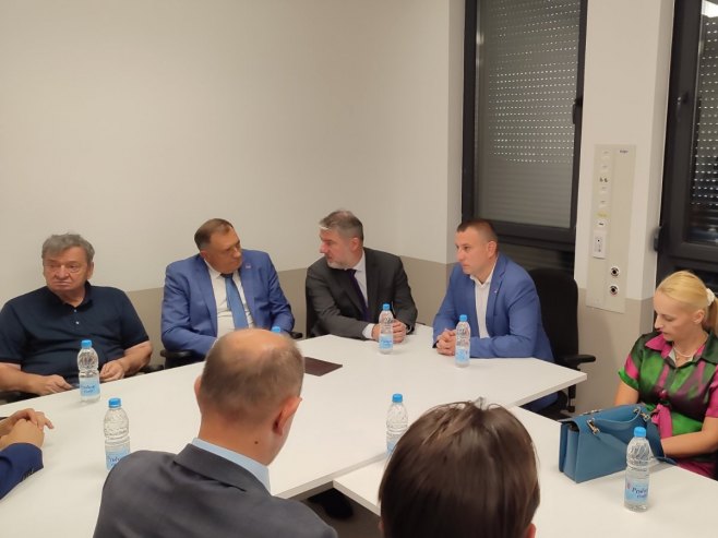 Trebinje: Dodik i Šeranić posjetili novu Bolnicu u izgradnji (FOTO)