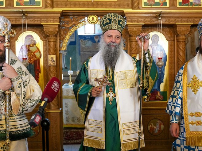 Patrijarh Porfirije: Preobraženje dokaz da je Bog uvijek sa nama