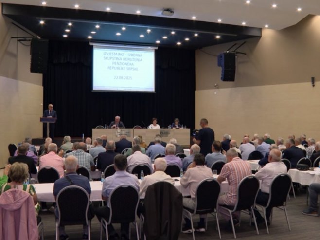 Skupština Udruženja penzionera Srpske Skupština Udruženja penzionera Srpske - Foto: RTRS