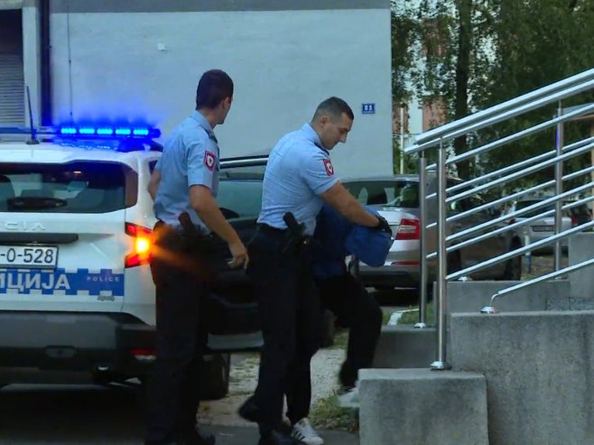 Uhapšeno lice zbog prijetnje sudiji predato u nadležnost Tužilaštva (VIDEO)