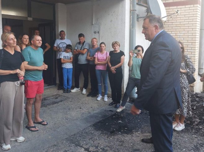 Dodik u Vlasenici Dodik u Vlasenici - Foto: RTRS