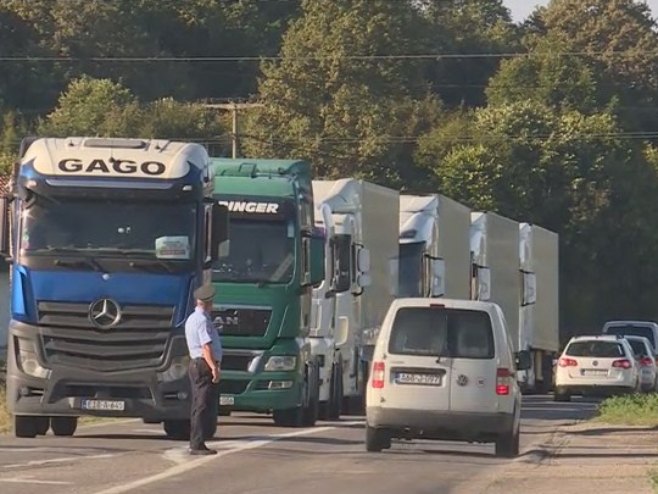 Protest prevoznika - Foto: RTRS