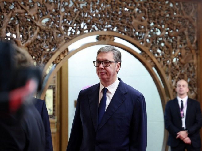 Aleksandar Vučić u Pekingu (foto: EPA/ALEXANDER KAZAKOV / SPUTNIK / KREMLIN / POOL) Aleksandar Vučić u Pekingu (foto: EPA/ALEXANDER KAZAKOV / SPUTNIK / KREMLIN / POOL) -