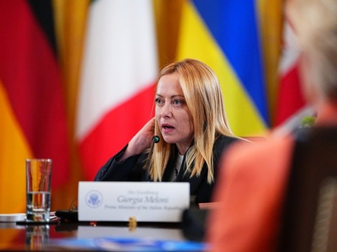 Đorđa Meloni (Foto: EPA/AARON SCHWARTZ / POOL) Đorđa Meloni (Foto: EPA/AARON SCHWARTZ / POOL) -
