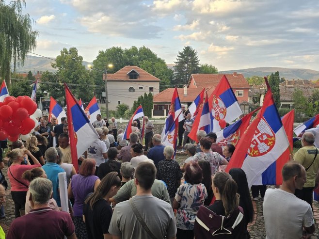 Skup građana protiv blokada (Foto: TANJUG/ STR/bs) - 