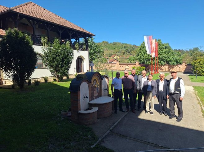 Udruženje potomaka i poštovaoca Solunskih dobrovoljaca iz Prijedora, - Foto: RTRS