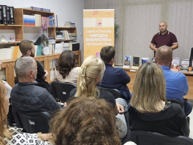 U Mrkonjić Gradu predstavljena knjiga "Oganj" Nenada Milekića