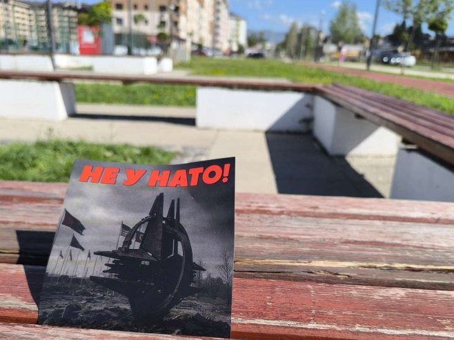 Letci s porukom "Ne u NATO!" osvanuli u Istočnom Novom Sarajevu (FOTO)