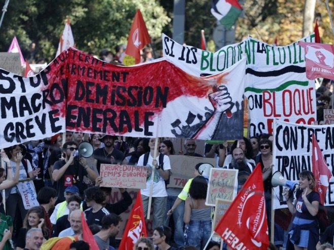 Tokom protesta u Francuskoj privedeno 55 lica