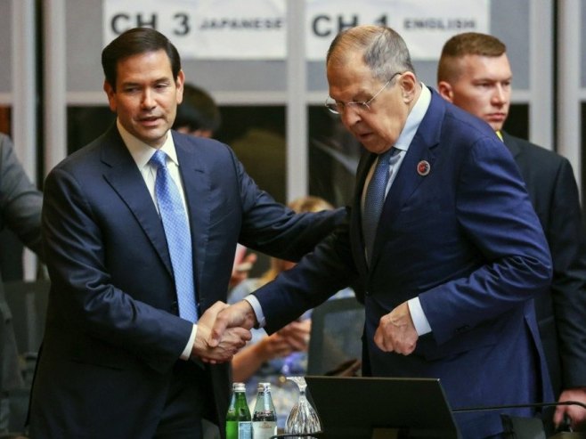 Mark Rubio i Sergej Lavrov (foto: arhiva/EPA/FAZRY ISMAIL) - 