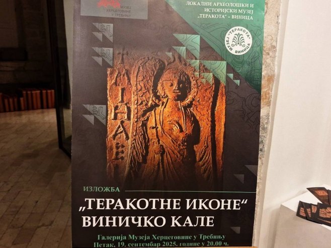 U Muzeju Hercegovine u Trebinju otvorena izložba "Terakotne ikone Viničko Kale"