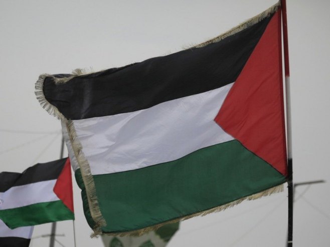 Palestinska zastava (Foto: EPA/YAHYA ARHAB) Palestinska zastava (Foto: EPA/YAHYA ARHAB) -