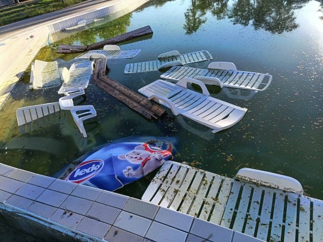 Vandalizam na Akvani; Nanijeta veća materijalna šteta (FOTO)