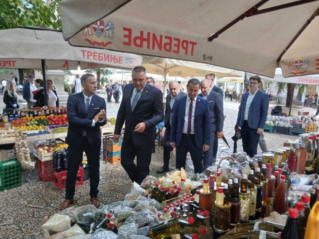 Savo Minić u Trebinju - Foto: RTRS