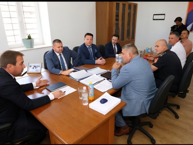 Goran Selak u posjeti Kazneno-popravnom zavodu Trebinje - Foto: RTRS