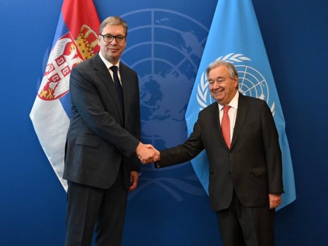 Vučić sa Guteresom (Foto: buducnostsrbijeav) - 
