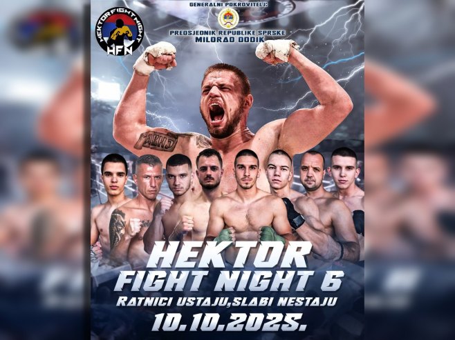 "Hektor fight night 6" – borilački spektakl u Banjaluci