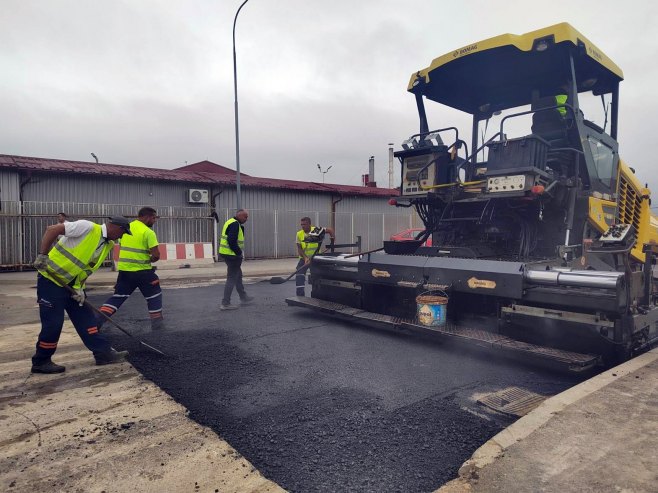 Rekonstrukcija raskrsnice na ulazu u Prijedor - Foto: RTRS