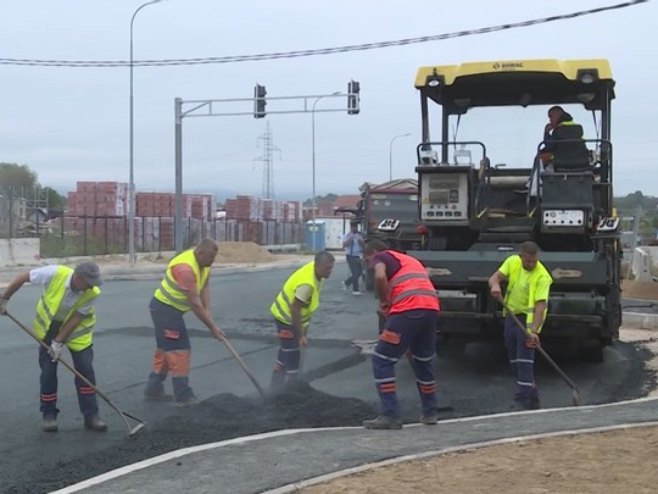 Privodi se kraju rekonstrukcija raskrsnice na magistralnom putu Banjaluka-Prijedor (VIDEO)