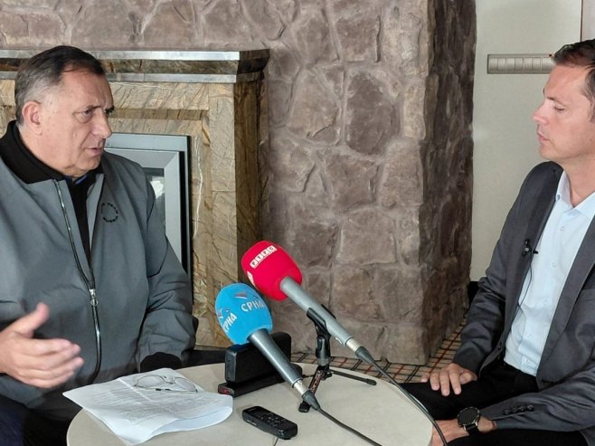 Dodik intervju za RTRS - Foto: RTRS