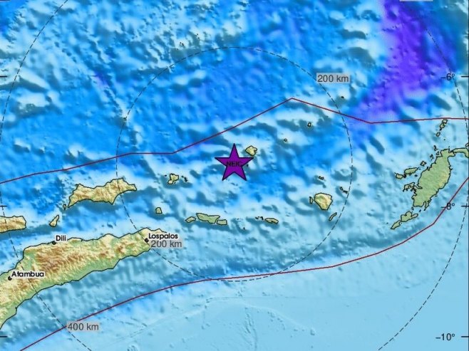 Potres jačine 6,1 stepen kod indonezijske obale