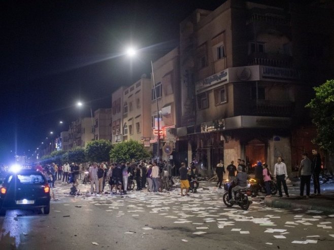 Maroko, protesti (foto: EPA/Jalal Morchidi) - 