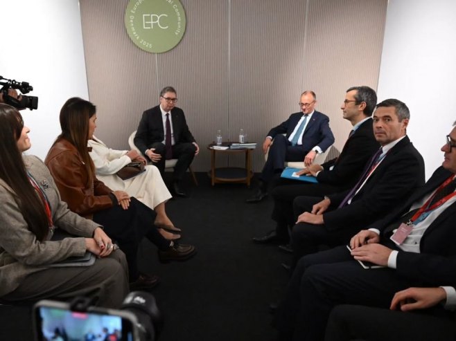 Vučić se sastao sa Mercom u Kopenhagenu
