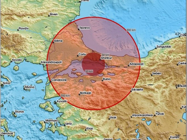 Turska, zemljotres (foto: .com/lastquake) - 