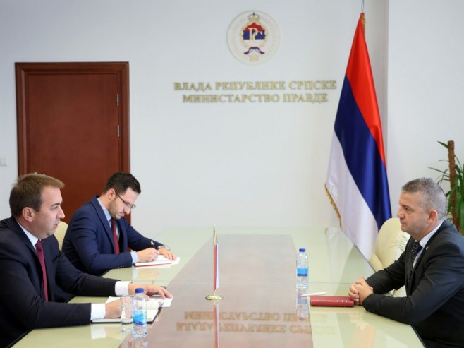 Ministar Selak razgovarao sa direktorom Sudske policije Republike Srpske - Foto: Ustupljena fotografija