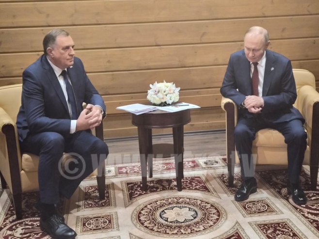 Milorad Dodik i Vladimir Putin - Foto: RTRS