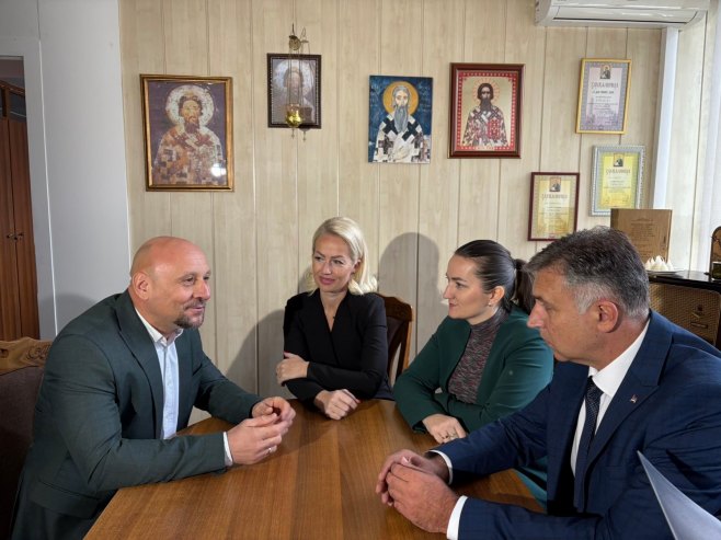 Golubović u Doboju - Foto: RTRS