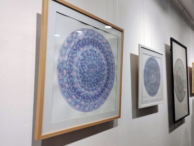 U prijedorskoj galeriji organizovano stručno vođenje izložbe "Retrospektiva" (FOTO)