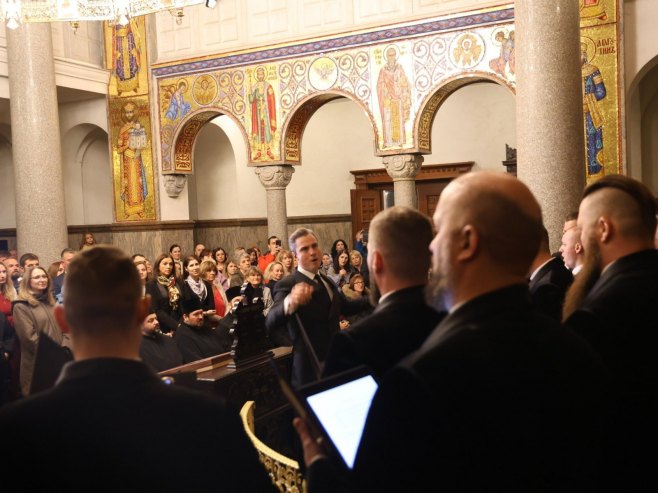 "Dani duhovne kulture Rusije"; Koncert hora Sretenjskog manastira iz Moskve (FOTO)