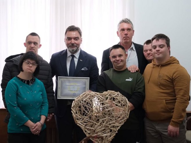 Košarac: Zahvalnost drugarima iz Daun sindrom centra iz Banjaluke