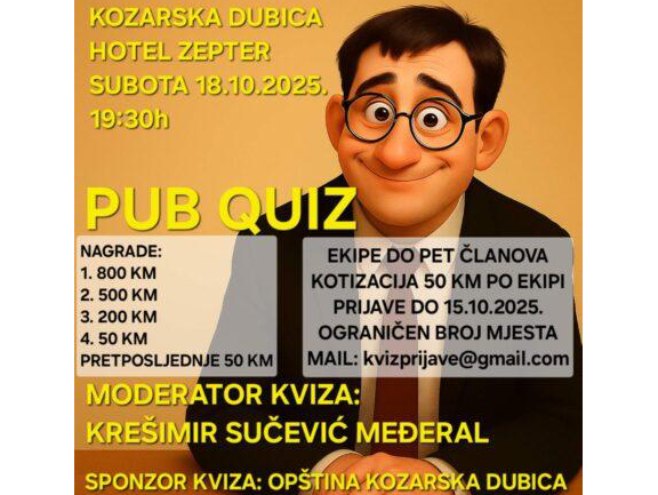 Pab kviz Pab kviz - Foto: Ustupljena fotografija