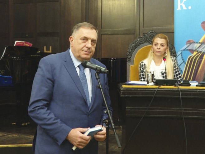 Promovisana knjiga izraelskog književnika Ide Netanjahua "Itamar K."; Dodik: Srpska se upoznala sa važnim djelom (FOTO)